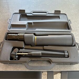 Bushnell 12X Spotting Scope with Tripod & Hard Case – Precision Outdoor Viewing